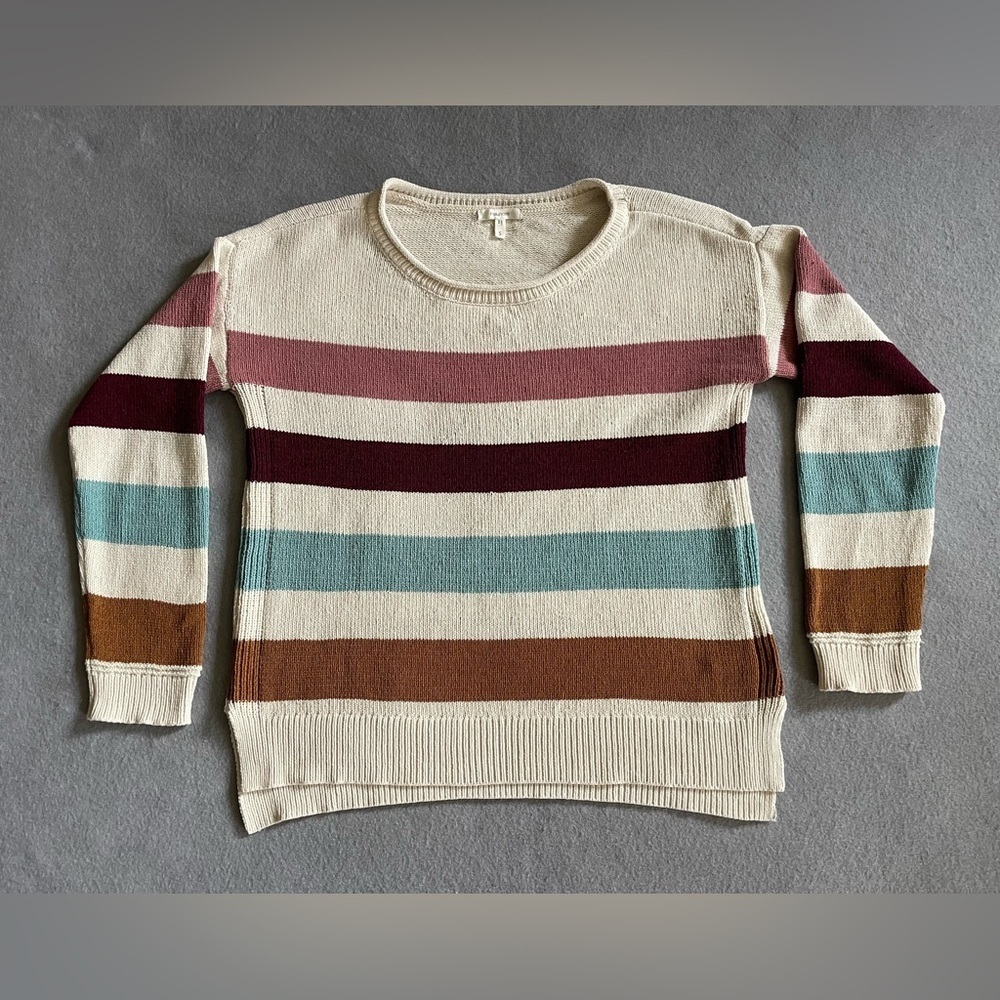 Maurices Colorblock Matte Chenille Sweater Size Small